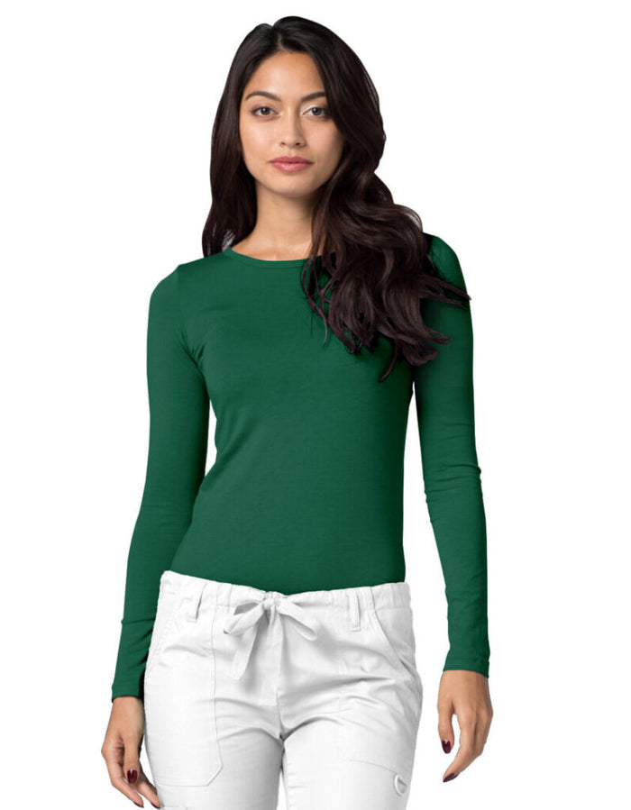 Adar Unisex Long Sleeve Comfort Underscrub Tee Shirt