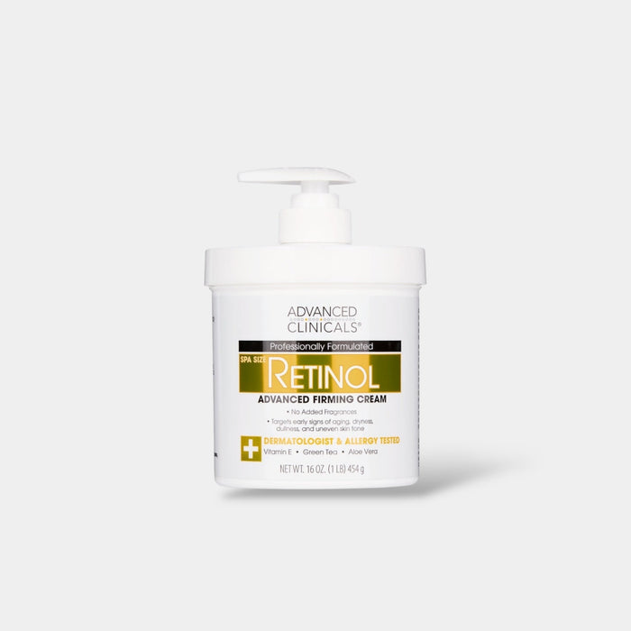 Advanced Clinicals Retinol Cream 454g كريم الريتينول من شركة أدفانسد كلينيكالز - Princess Cosmetics Qatar