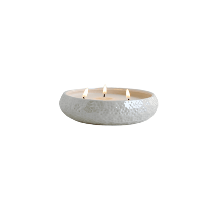 Aeolian 3 Wick White Pearlescent Scented Candle Fragrance