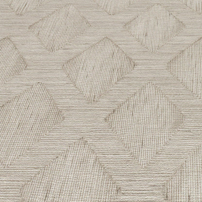 Alaric Taupe Diamond Print Wallpaper Home Improvement