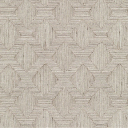 Alaric Taupe Diamond Print Wallpaper Home Improvement