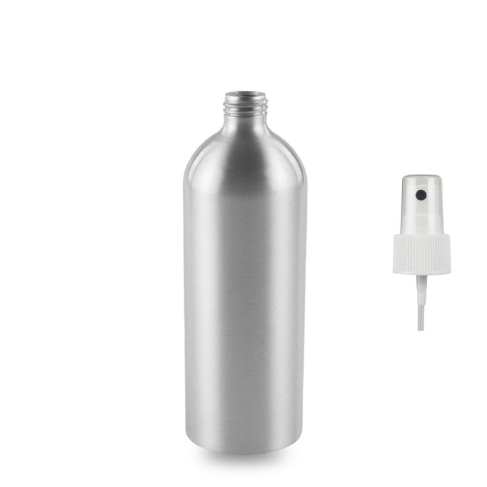 Aluminium Bottle - (Atomiser/Spritzer) - 500ml - 24mm (24/410)