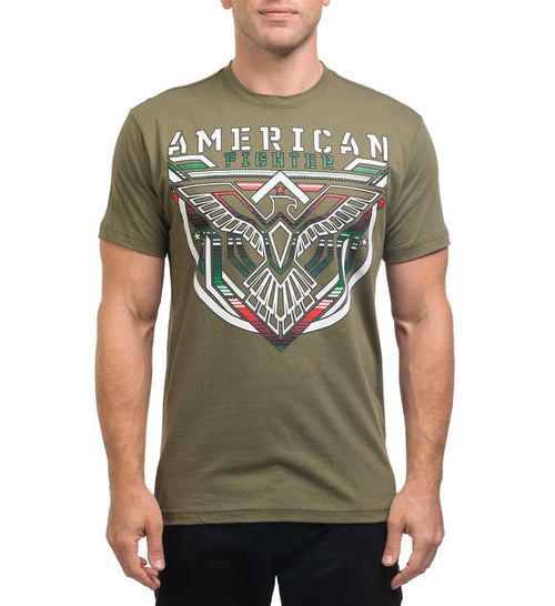 AMERICAN FIGHTER T SHIRT - FM15055 - DUSTY