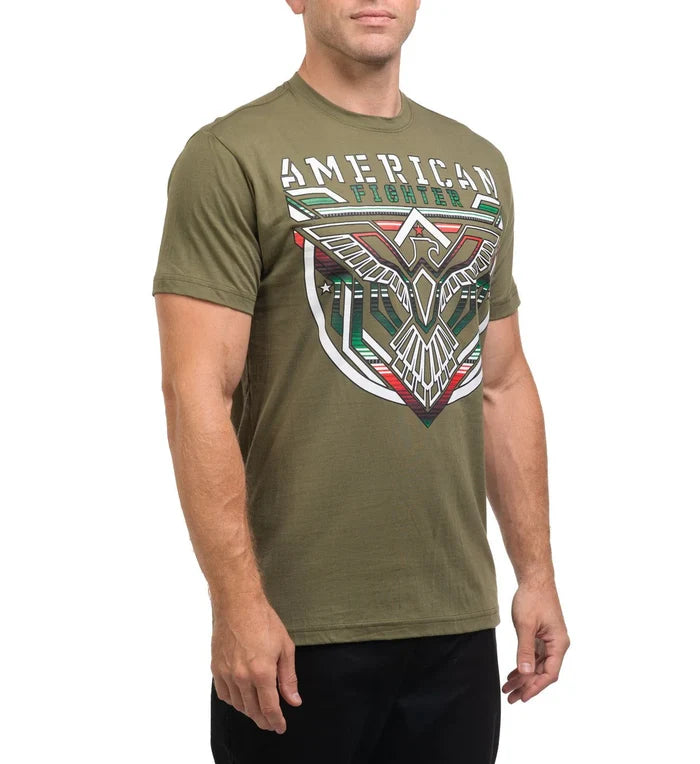 AMERICAN FIGHTER T SHIRT - FM15055 - DUSTY