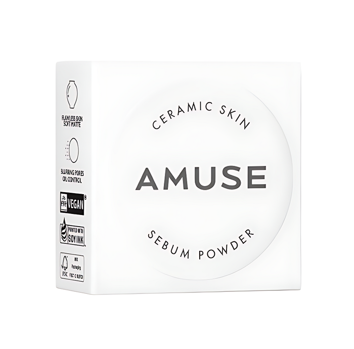 Amuse - Ceramic Skin Sebum Powder 01 Clear