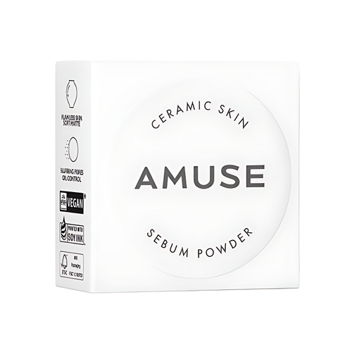 Amuse - Ceramic Skin Sebum Powder 01 Clear