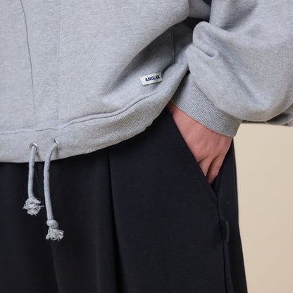 Anglan - Loose Fit Jogger Sweatpants - Black