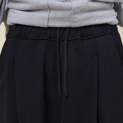 Anglan - Loose Fit Jogger Sweatpants - Black