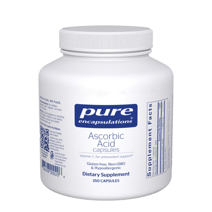 Ascorbic Acid 250 Capsules by Pure Encapsulations