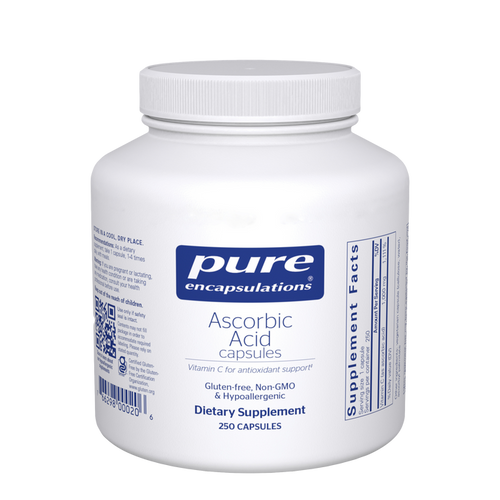 Ascorbic Acid 250 Capsules by Pure Encapsulations