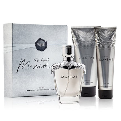 Avon Maxime for Him Perfume Gift Set / Box