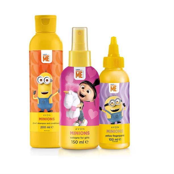 Avon Minions Strawberry Bathtime Gift Set for Girls