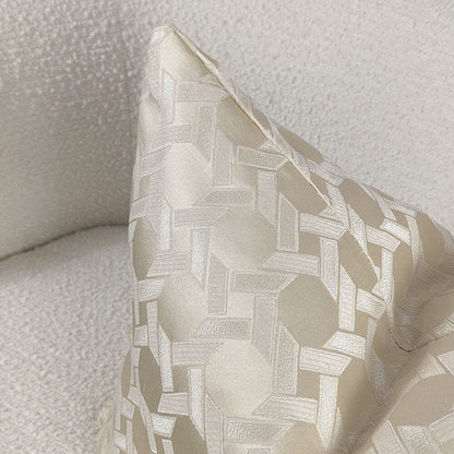 Aylin Gold Geometric Print Cushion Cover - 45x45cm Textiles