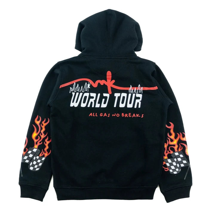 (B) KIDS MAKOBI CRUISIN HOODIE - M4200 - BLACK