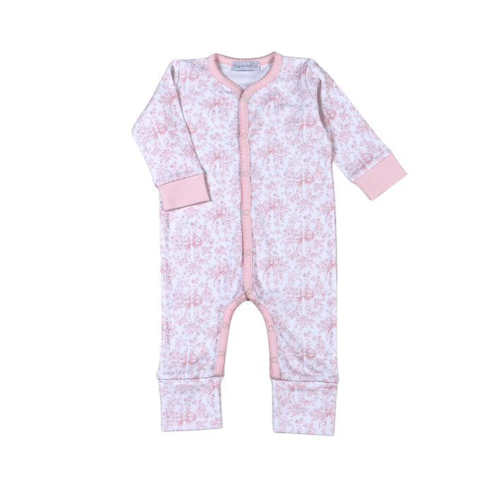 Baby Loren Pink Toile Playsuit