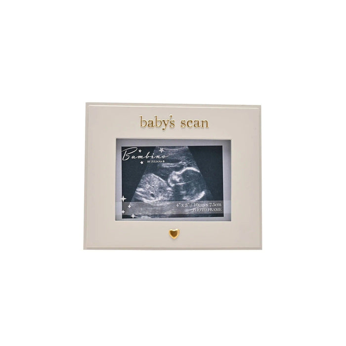 Baby's Scan Cream & Gold Photo Frame Accessories