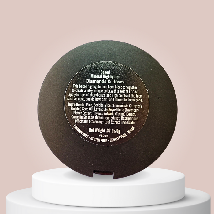 Baked Mineral Highlighter Diamonds & Roses