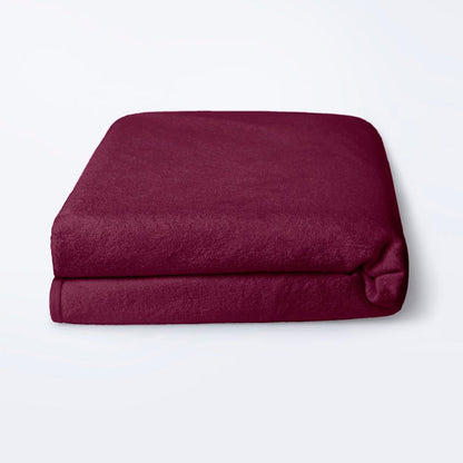 Bamboo|Feel|Terry|Fabric|Waterproof|Mattress|Protector|78|60|inches|Queen|Size|Beetroot