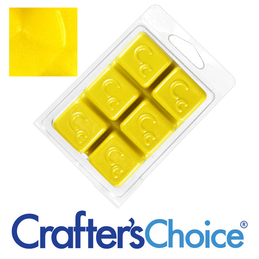 Banana Boat Yellow Sparkle Mica Soap Color Blocks