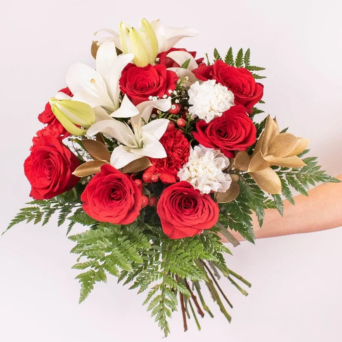 Be Merry Red Rose Bouquet