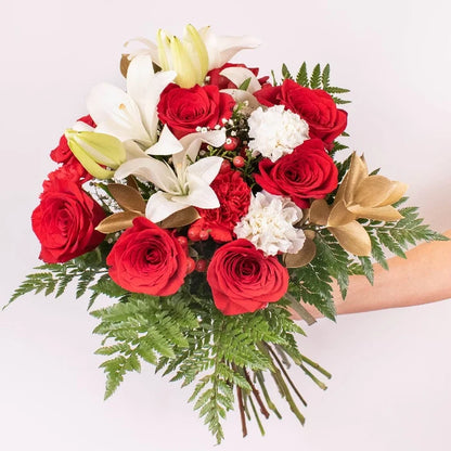 Be Merry Red Rose Bouquet