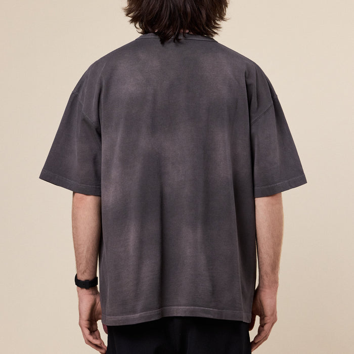 BEAMS - Souvenir College T-Shirt - Charcoal Grey