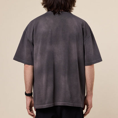 BEAMS - Souvenir College T-Shirt - Charcoal Grey