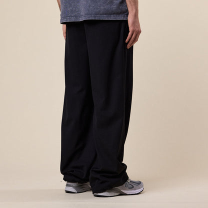 BEAMS - Wide Slack Trousers - Black