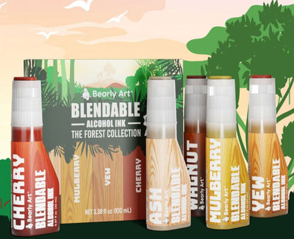Bearly Art - Blendable Alcohol Inks - The Forest Collection