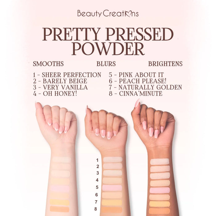 Beauty Creations Pretty Pressed Setting Powder 0.24oz/ 7g