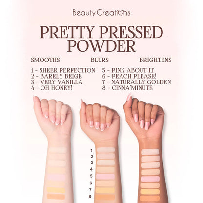 Beauty Creations Pretty Pressed Setting Powder 0.24oz/ 7g