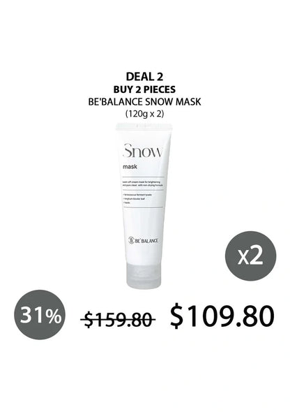 (BUY 2) BE'BALANCE SNOW MASK