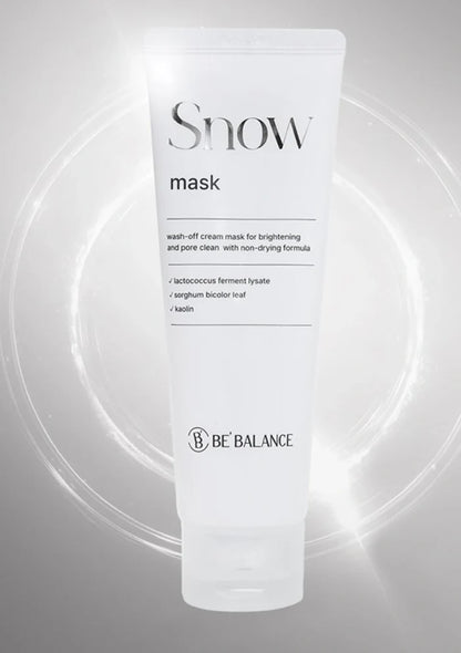Snow mask tube by BE BALANCE on a gray background