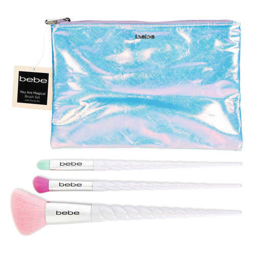 Bebe You Are Magical 4pc Brush Set With Purse Kit - ikatehouse