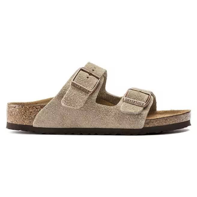 Birkenstock Kid's Arizona Suede Sandals - Taupe - 1021704