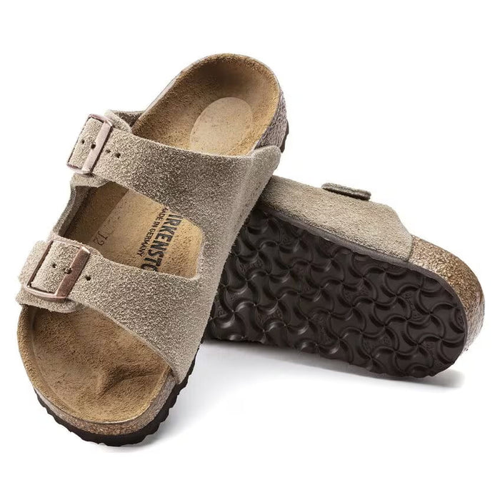 Birkenstock Kid's Arizona Suede Sandals - Taupe - 1021704