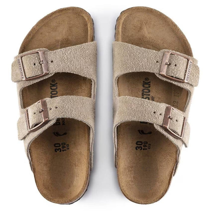 Birkenstock Kid's Arizona Suede Sandals - Taupe - 1021704