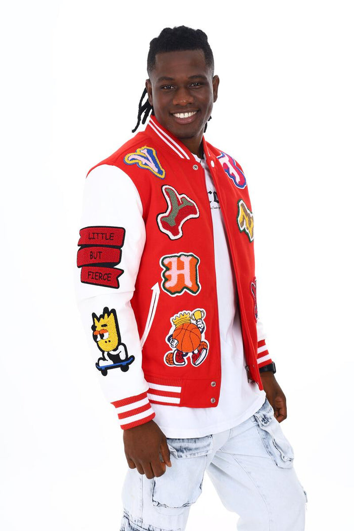 BLACK PHARAOH JACKET - BH-001 - RED
