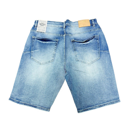BLEECKER & MERCER DENIME SHORT - DS2561- ICE BLUE