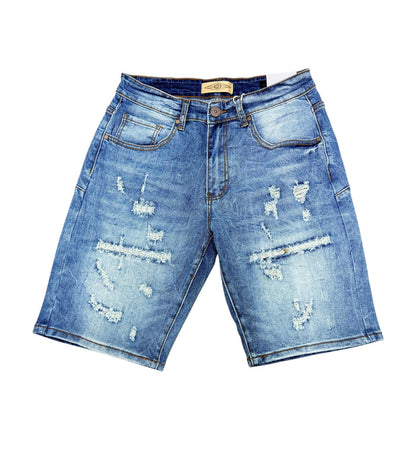 BLEECKER & MERCER DENIME SHORT - DS2561- INDIGO