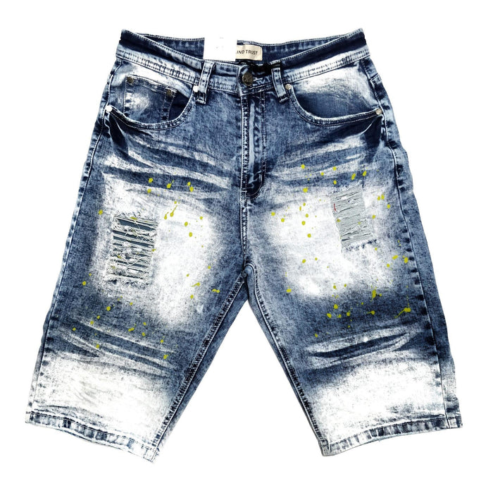 BLIND TRUST JEAN SHORT - BTS21198 - LIGHT WASH