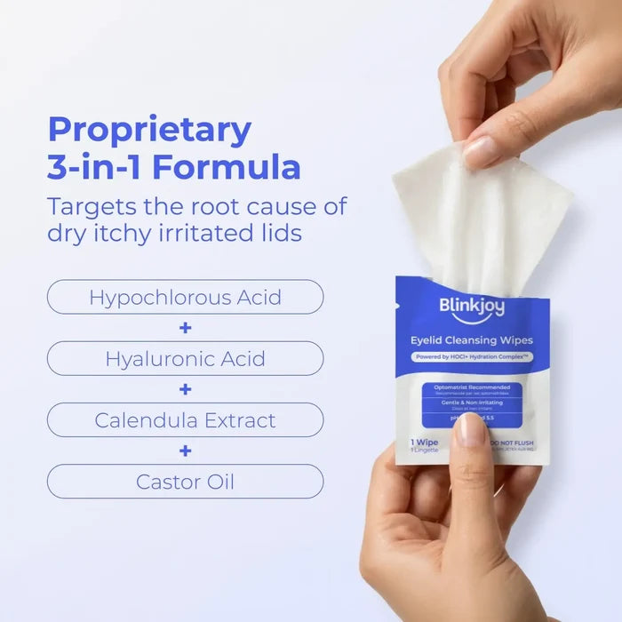 Blinkjoy Eyelid Cleansing Wipes