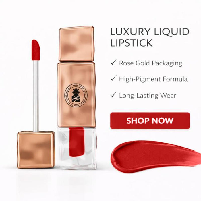BOBI Velvet Matte Liquid Lipstick, Shade_4 RUBY (2.5 ml)