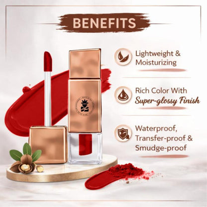 BOBI Velvet Matte Liquid Lipstick, Shade_4 RUBY (2.5 ml)