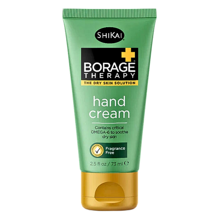 Tube of Shikai Borage Dry Skin Therapy Hand Cream 73mL
