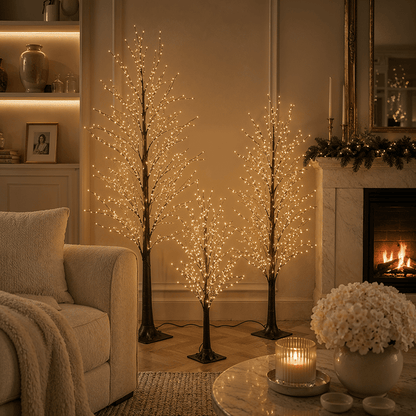 Brown Prelit LED Tree - 120cm Accessories