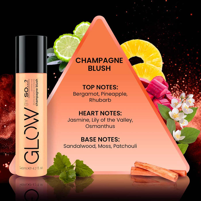 Brume pailletée Champagne Blush - So..?