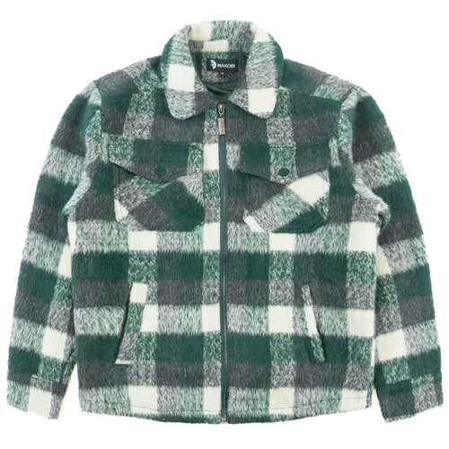 B&T MAKOBI GABANA SHIRT JACKET - M1048B - GREEN