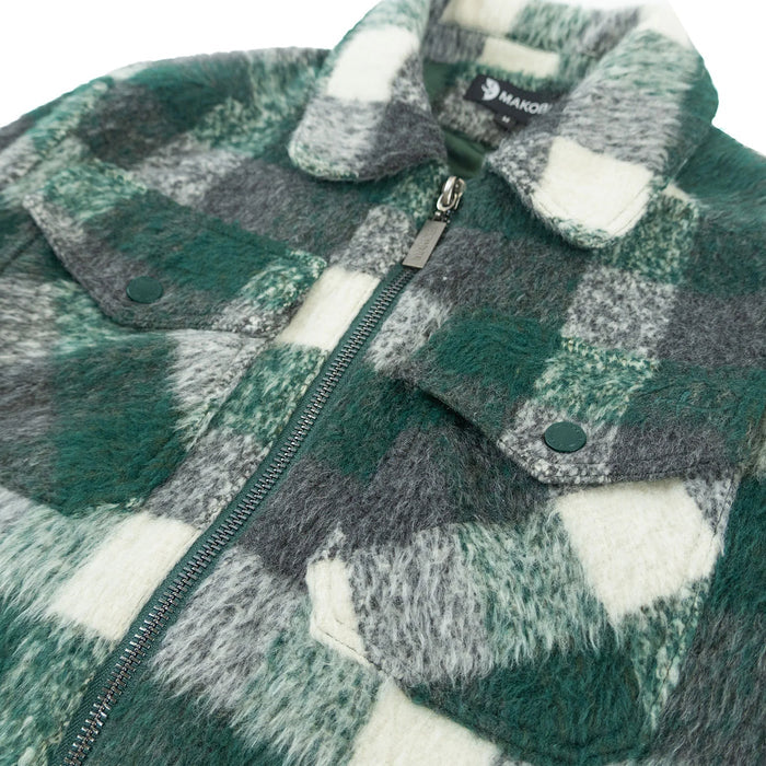 B&T MAKOBI GABANA SHIRT JACKET - M1048B - GREEN
