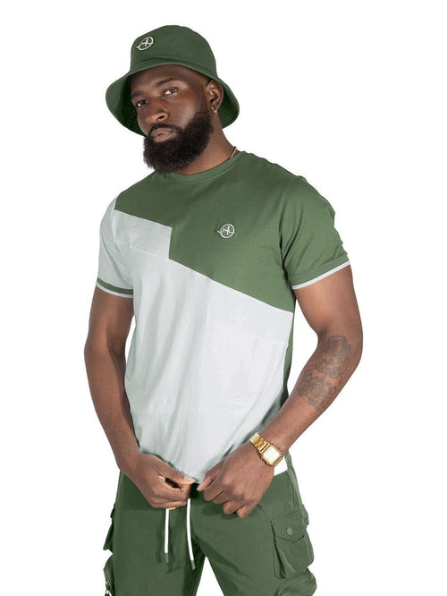 (B&T) MAKOBI TEE - M347 - DK. OLIVE